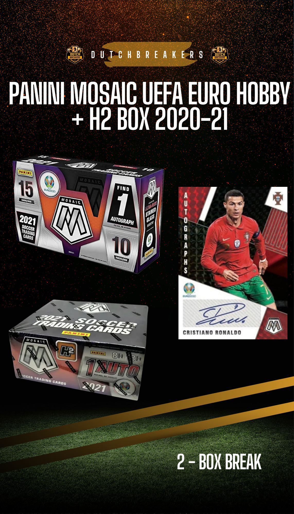 2021 PANINI Mosaic UEFA EURO Hobby + H2 Box break #146
