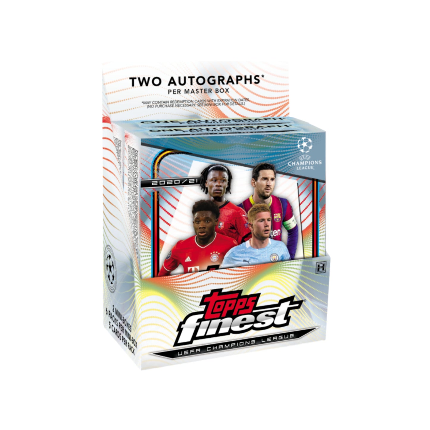 2020-21 Topps Finest UEFA Champions League Soccer Hobby Box