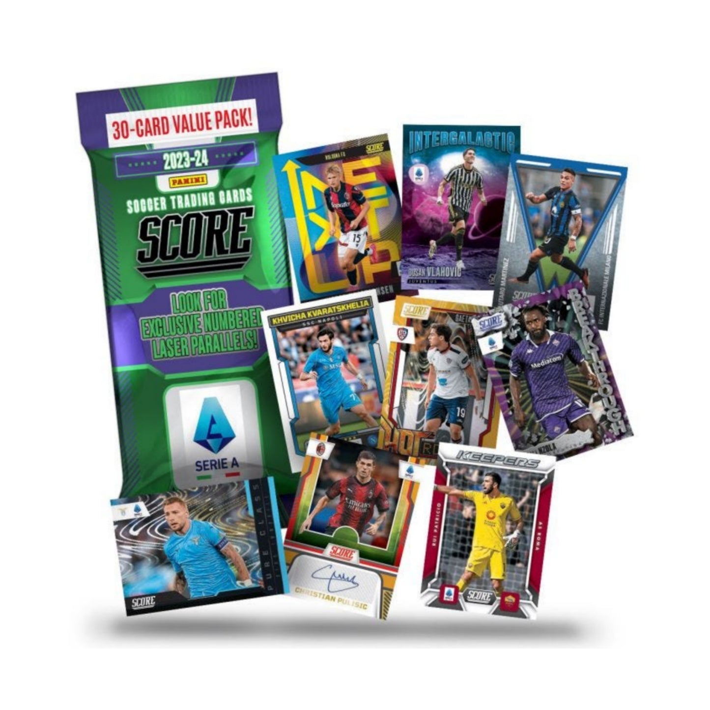 2023/24 Panini Score Serie A Soccer Fat Pack