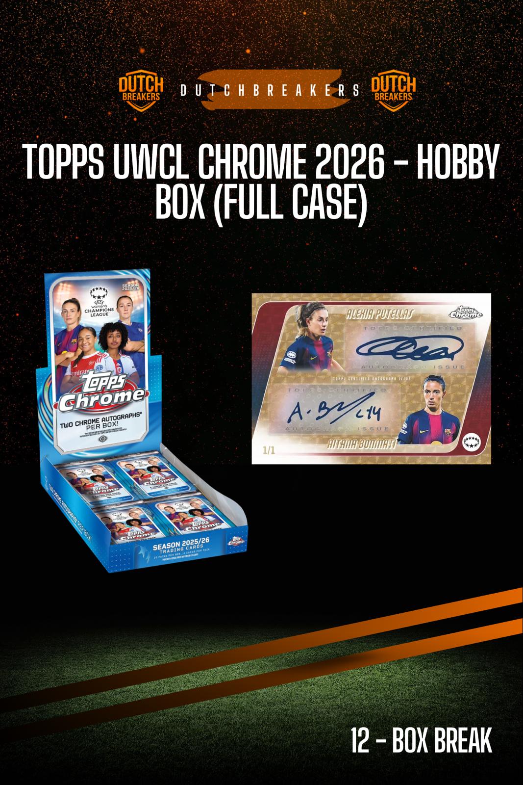 Topps Chrome UEFA Women's Champions League 2025/26 - Hobby Box 12x (FULL CASE) #203