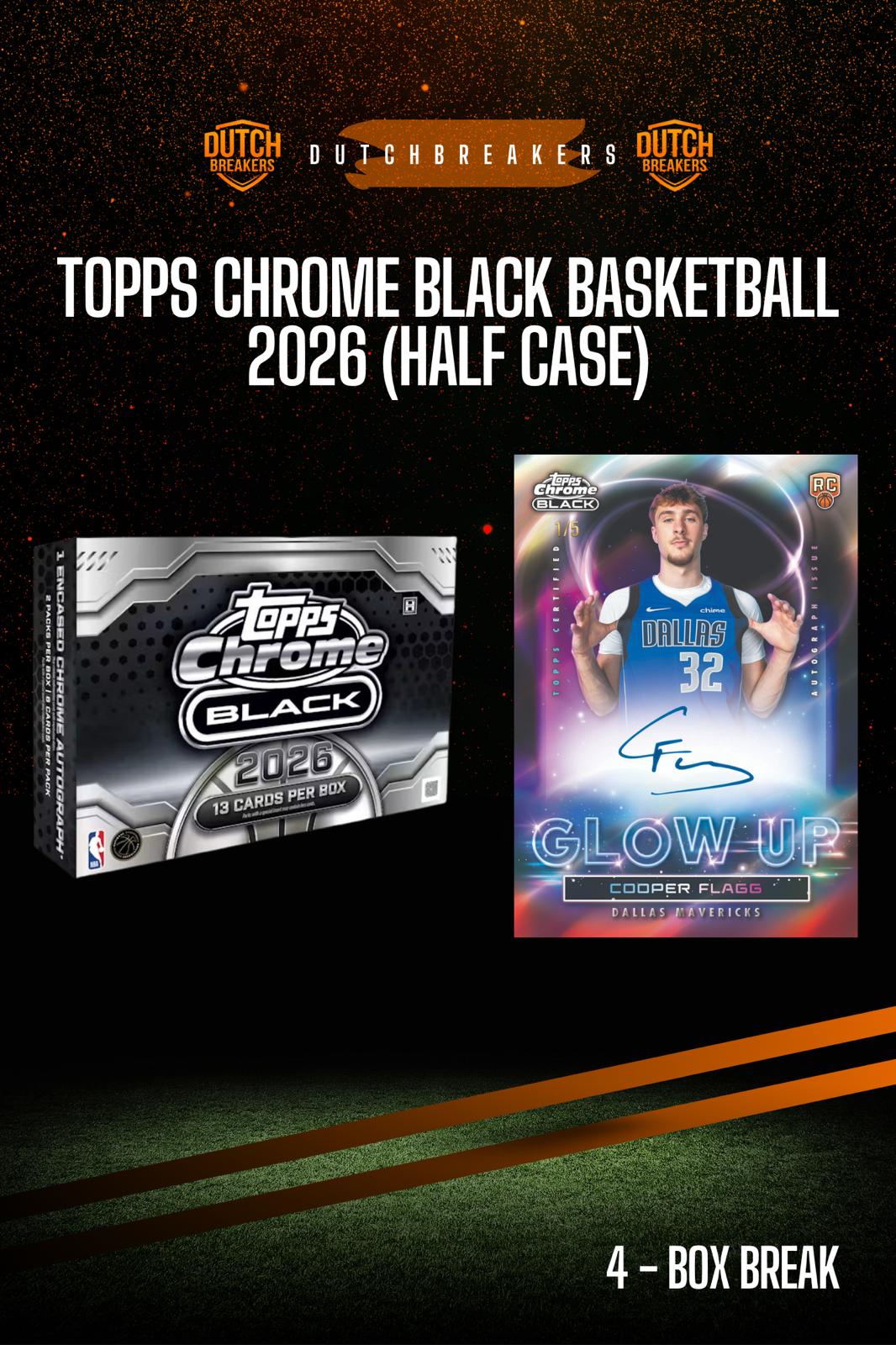 Topps Chrome Black Basketball 2025-26 - Hobby Box 4x (HALF CASE) #220