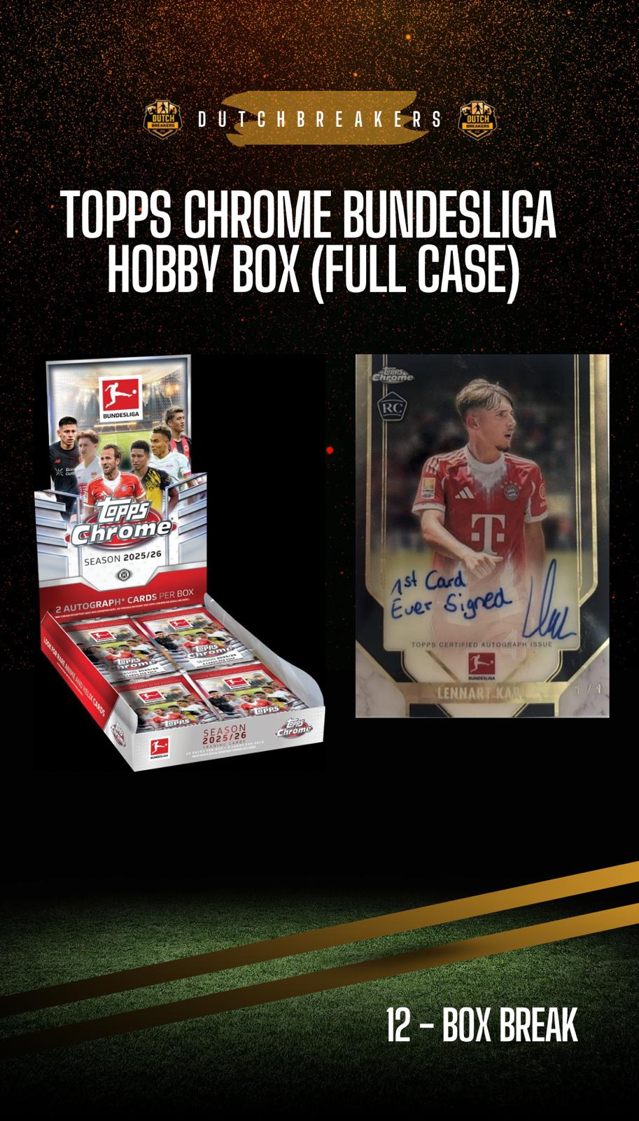 2025/26 Topps Chrome Bundesliga Hobby 12x (FULL CASE) #180