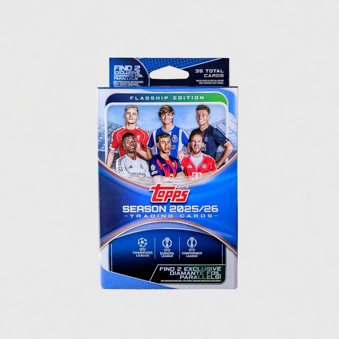 2025/26 Topps UEFA Club Competitions Soccer Hanger box