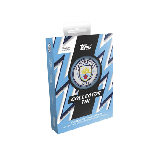 2025-26 Topps Soccer Manchester City Collector Tin