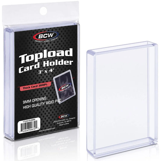 BCW Thick Card Topload Holder - 360 PT.