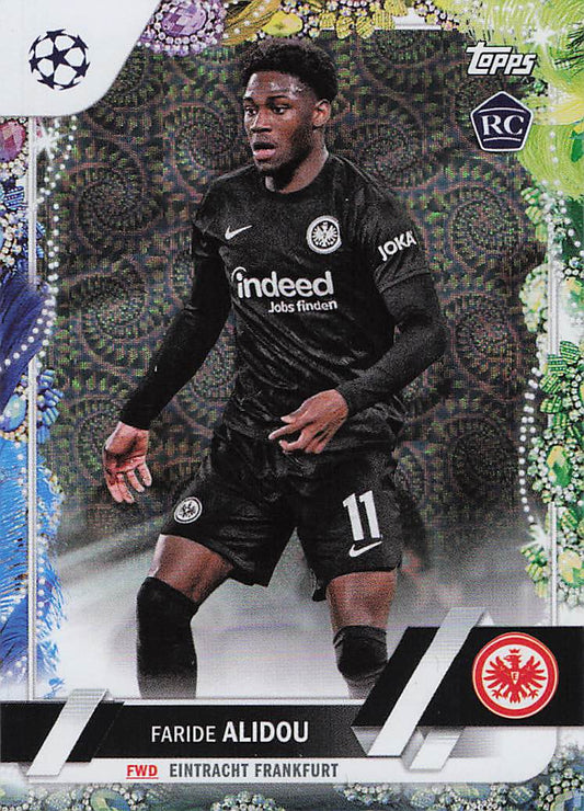 Faride Alidou Eintracht Frankfurt #/75 22-23 Topps UCC Carnaval Edition Rookie