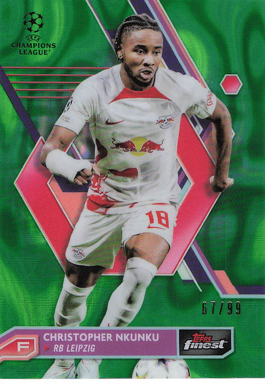 Christopher Nkunku RB Leipzig #/99 2022-23 Finest UEFA Club Competitions