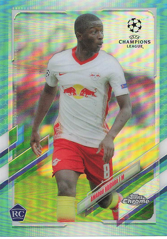 Amadou Haidara RB Leipzig #/199 2020-21 Topps Chrome UCL Rookie