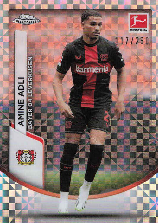 Amine Adli Bayer 04 Leverkusen #/250 2023-24 Topps Chrome Bundesliga