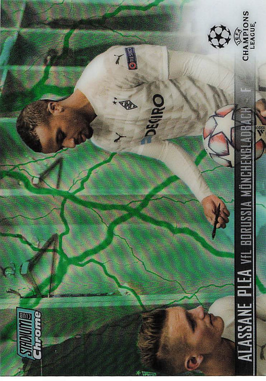 Alassane Plea VfL Borussia Monchengladbach #/150 2020-21 Stadium Club Chrome UCL