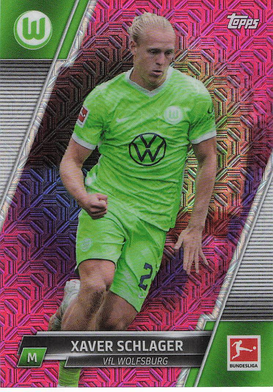 Xaver Schlager VfL Wolfsburg #/299 2021-22 Topps Bundesliga Japan Edition