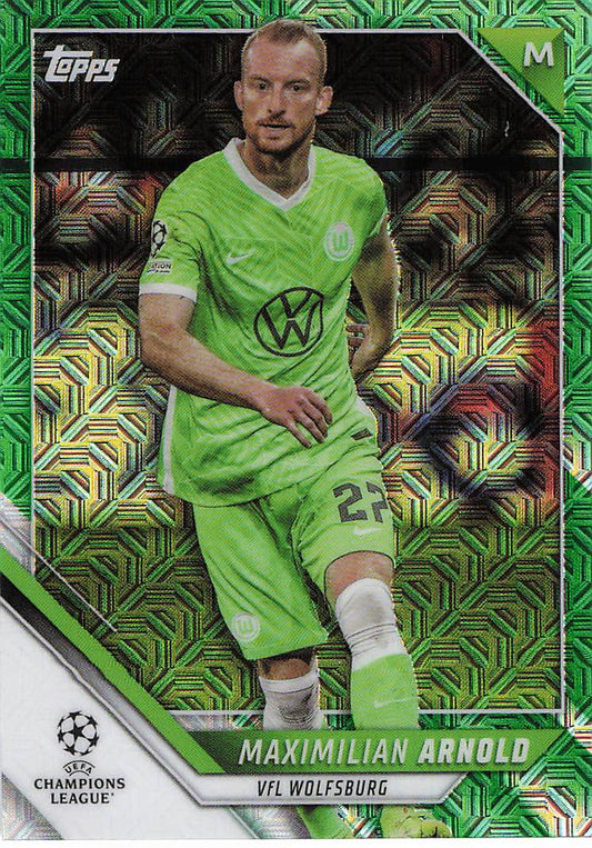 Maximilian Arnold VfL Wolfsburg #/99 2021-22 Topps UCL Japan Edition