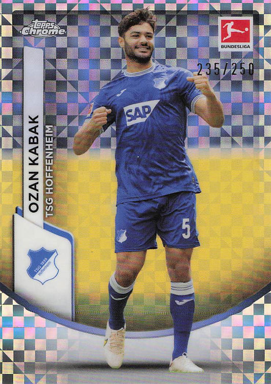 Ozan Kabak TSG 1899 Hoffenheim #/250 2023-24 Topps Chrome Bundesliga