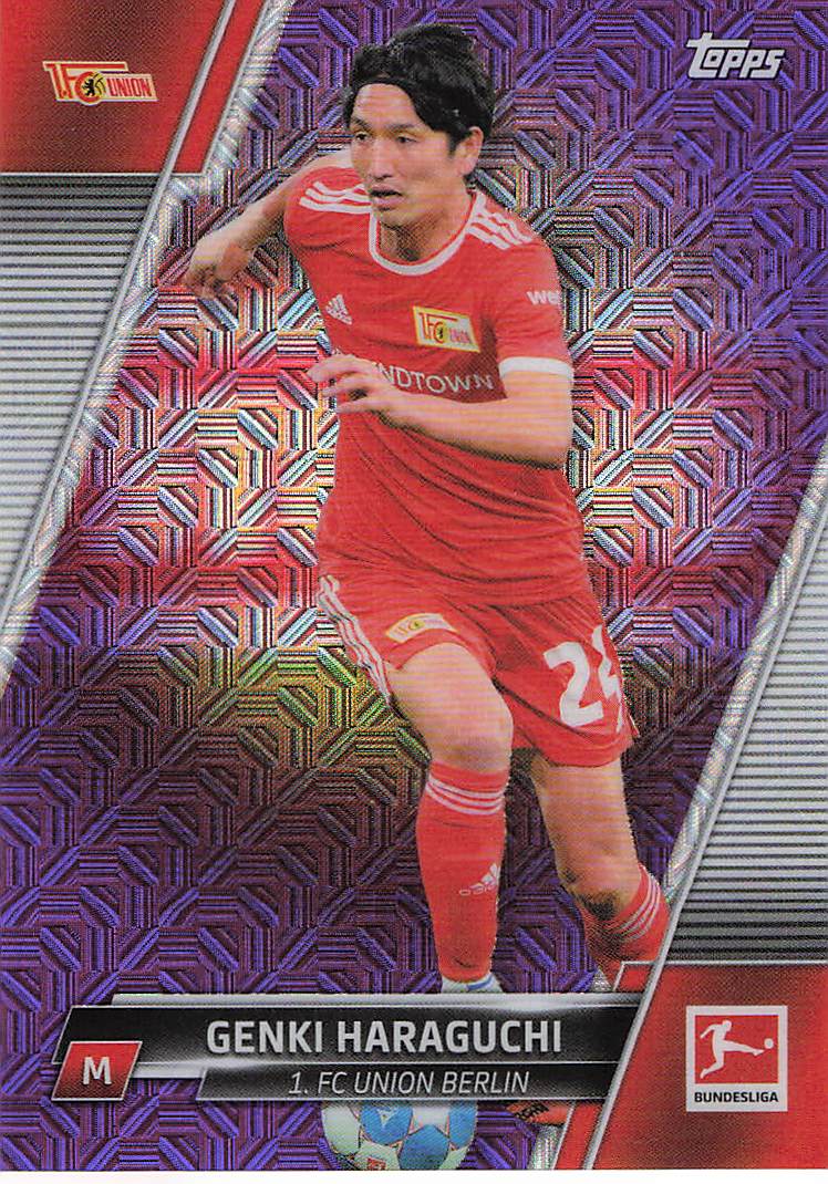 Genki Haraguchi 1. FC Union Berlin #/250 2021-22 Topps Bundesliga Japan Edition