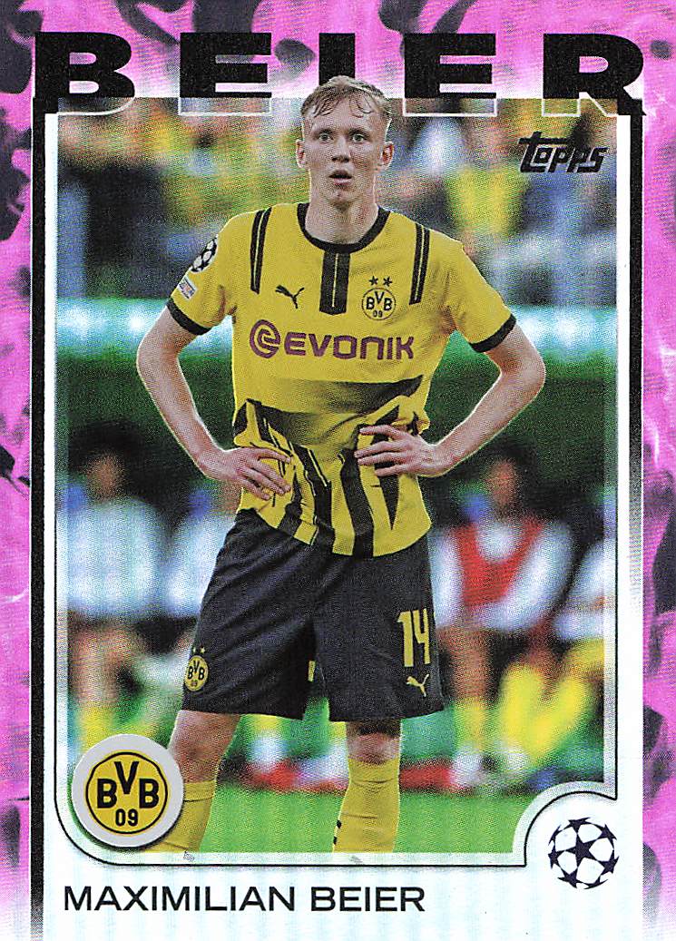 Maximilian Beier Borussia Dortmund #/75 2024-25 Topps UEFA Club Competitions