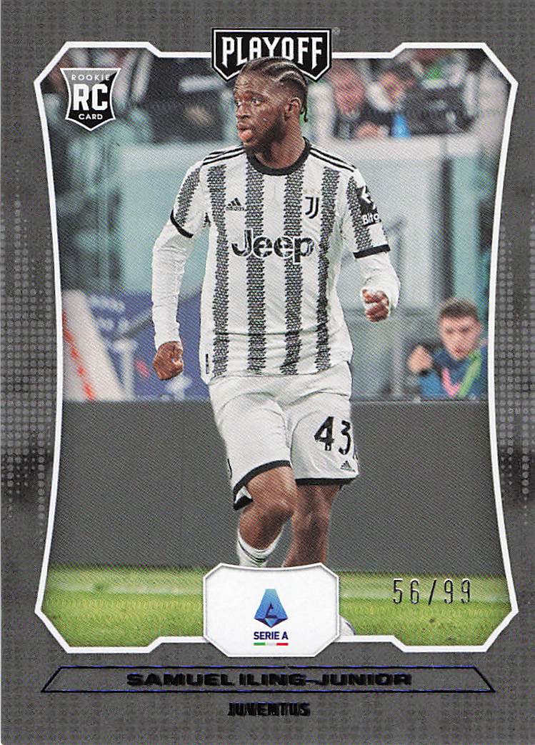 Samuel Iling-Junior Juventus #/99 22-23 Panini Chronicles - Playoff Serie A Blue