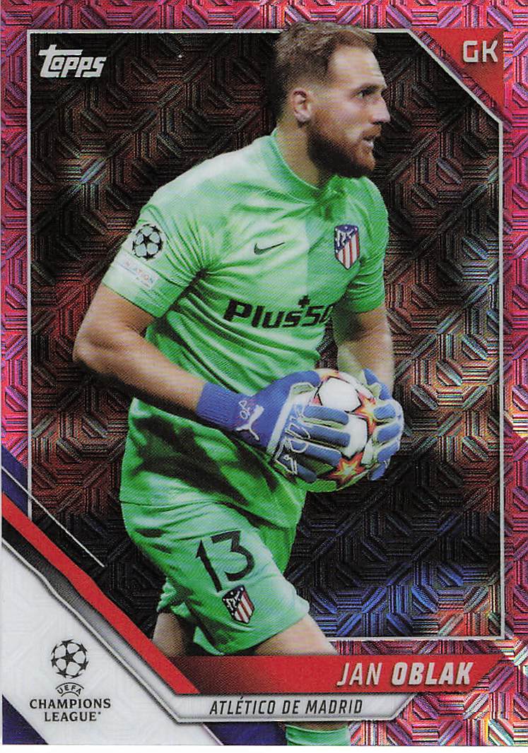 Jan Oblak Atletico Madrid #/125 2021-22 Topps UCL Japan Edition