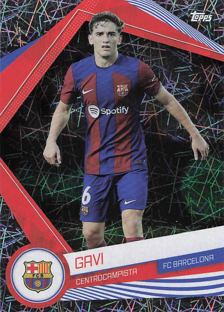 Gavi FC Barcelona 2023-24 Topps FC Barcelona Fan Set