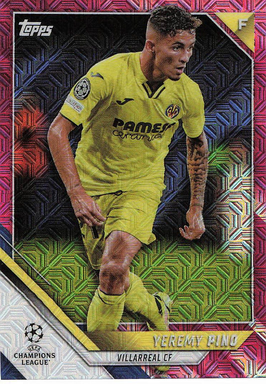 Yeremy Pino Villarreal #/125 2021-22 Topps UEFA Champions League Japan Edition