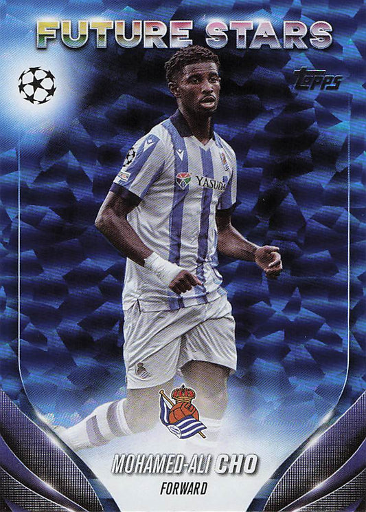 Mohamed-Ali Cho Real Sociedad #/75 2023-24 Topps UEFA Club Competitions