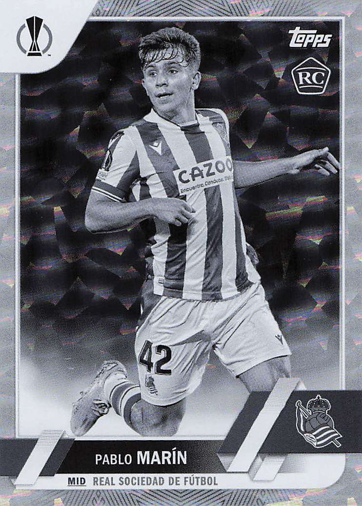 Pablo Marín Real Sociedad #/150 2022-23 Topps UEFA Club Competitions Rookie