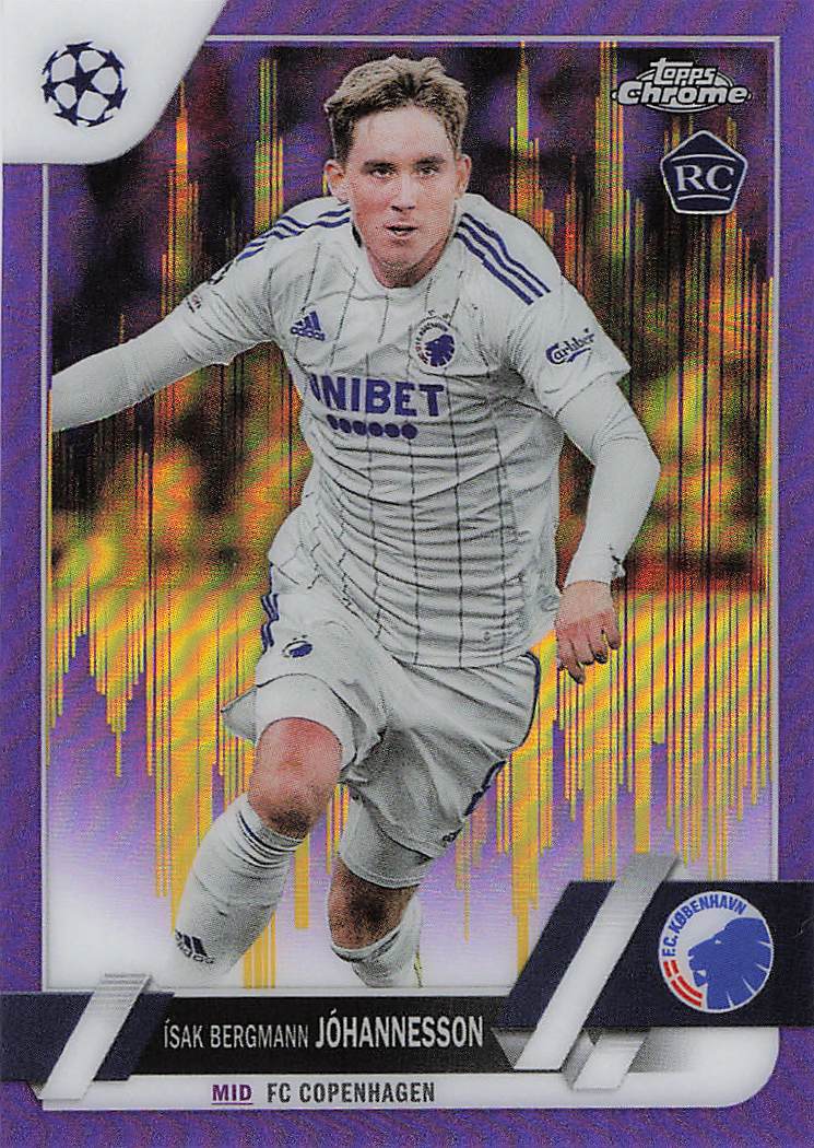 Ísak Bergmann Jóhannesson FC Copenhagen 2022-23 Topps Chrome UCC