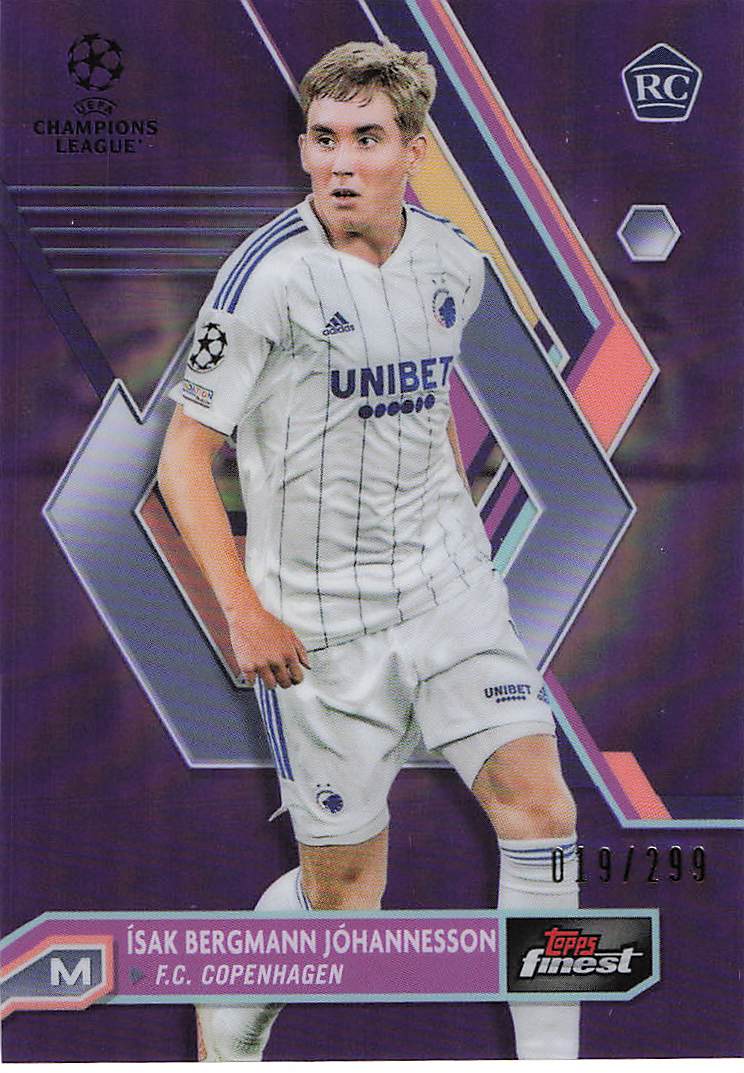 Ísak Jóhannesson FC Copenhagen #/299 2022-23 Finest UCC