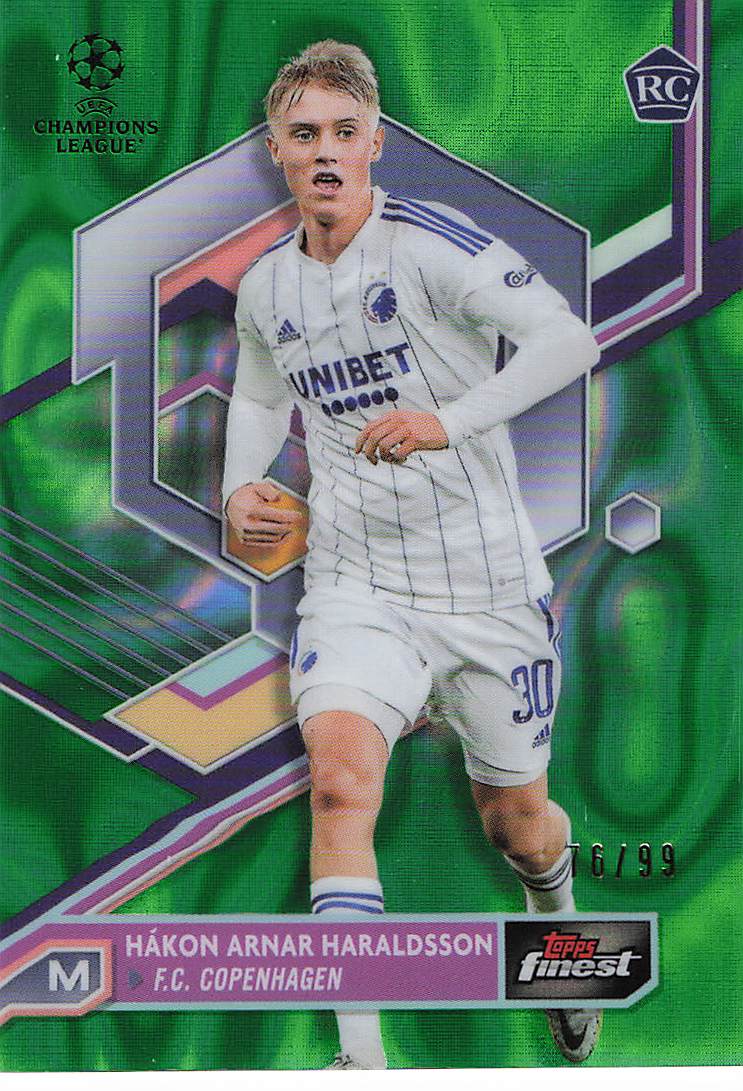 Hákon Arnar Haraldsson FC Copenhagen #/99 2022-23 Finest UEFA Club Competitions