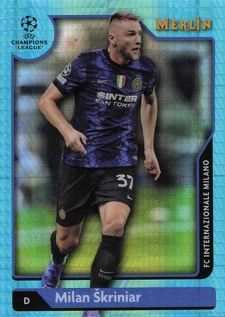 Milan Škriniar Inter Milan 2021-22 Merlin Chrome UEFA Champions League