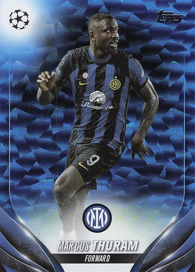 Marcus Thuram Inter Milan #/125 2023-24 Topps UEFA Club Competitions