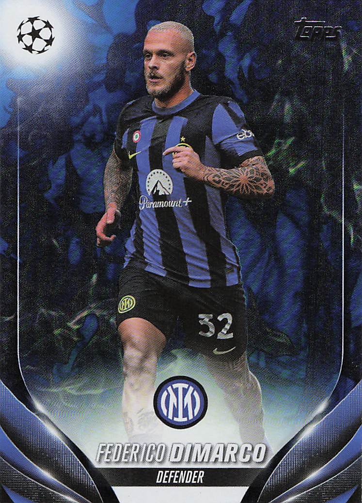 Federico Dimarco Inter Milan #/125 2023-24 Topps UEFA Club Competitions
