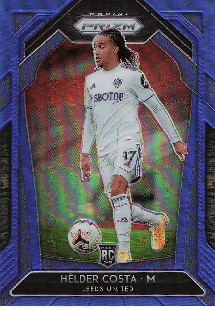 Helder Costa Leeds United #/199 2020-21 Panini Prizm Premier League Rookie