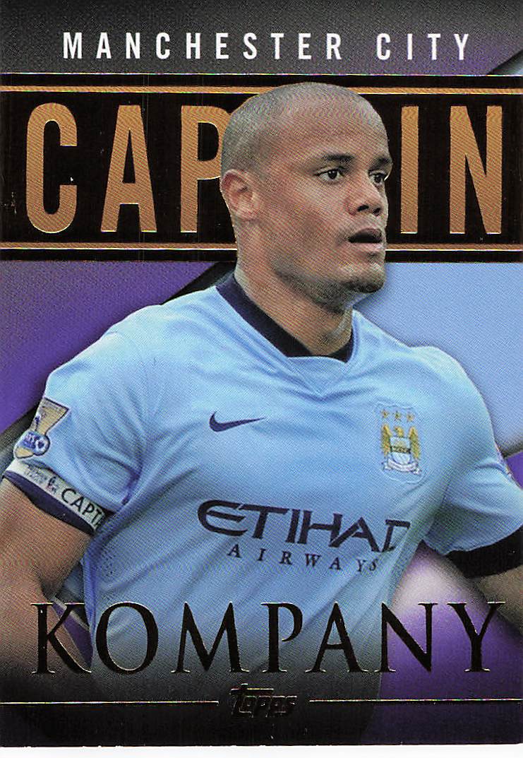 Vincent Kompany Manchester City 2014 Topps Premier Gold
