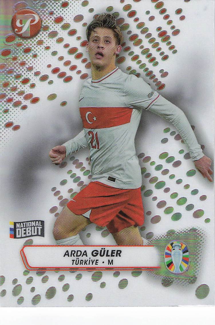 Arda Güler Turkey 2023 Topps Pristine Road To Euro 2024
