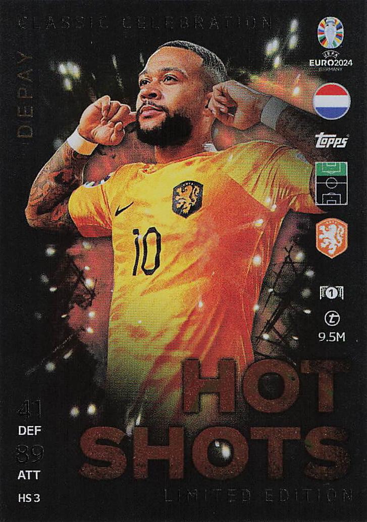 Memphis Depay Netherlands 2024 Topps Match Attax Euro 2024 Germany