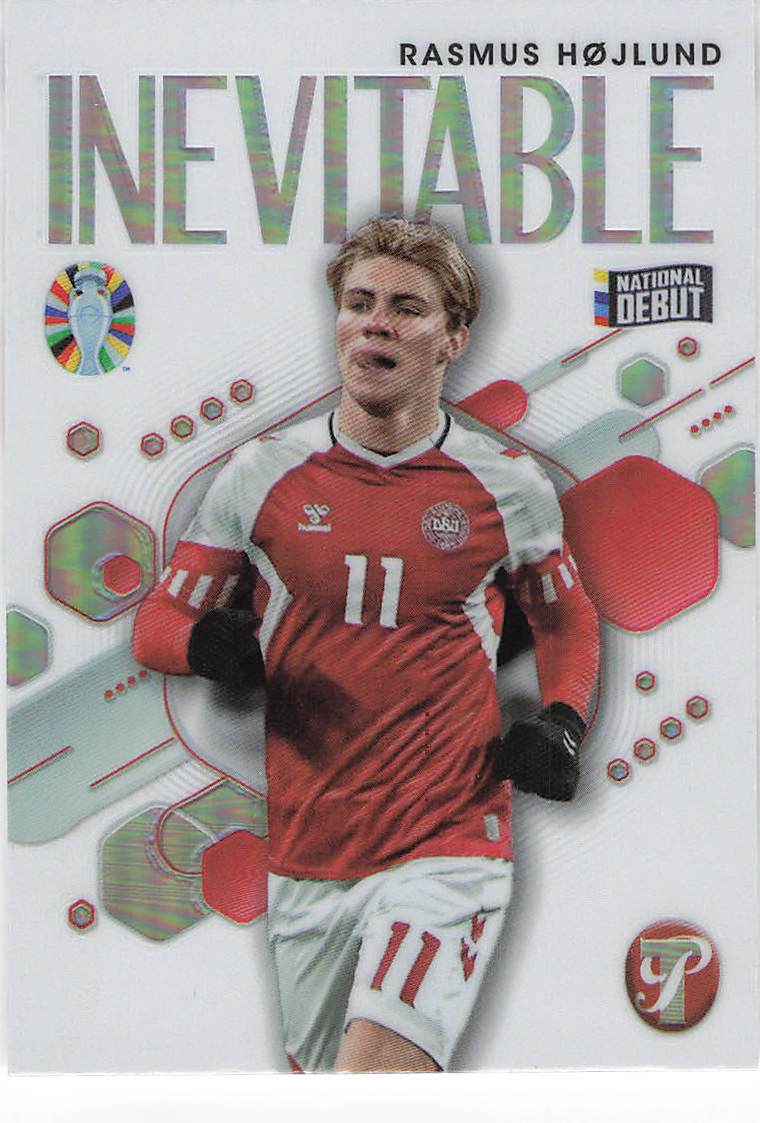 Rasmus Højlund Denmark 2023 Topps Pristine Road To Euro 2024