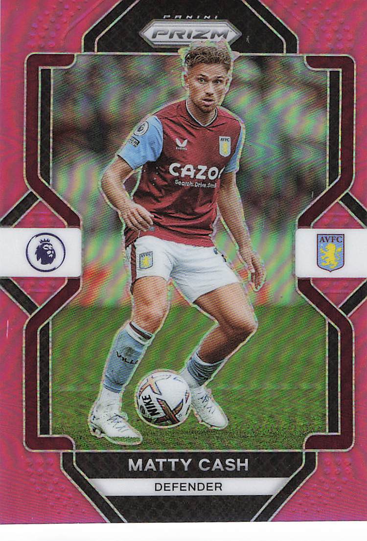 Matty Cash Aston Villa #/149 2022-23 Panini Prizm Premier League