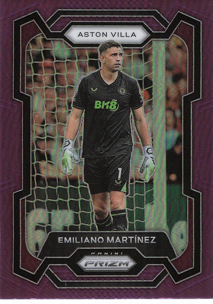 Emiliano Martinez Aston Villa 2023-24 Panini Prizm Premier League