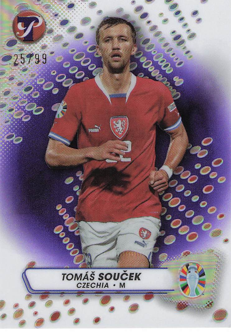 Tomáš Souček Czech Republic #/99 2023 Topps Pristine Road To Euro 2024
