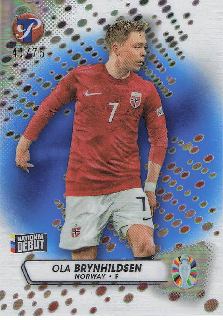 Ola Brynhildsen Norway #/75 2023 Topps Pristine Road To Euro 2024