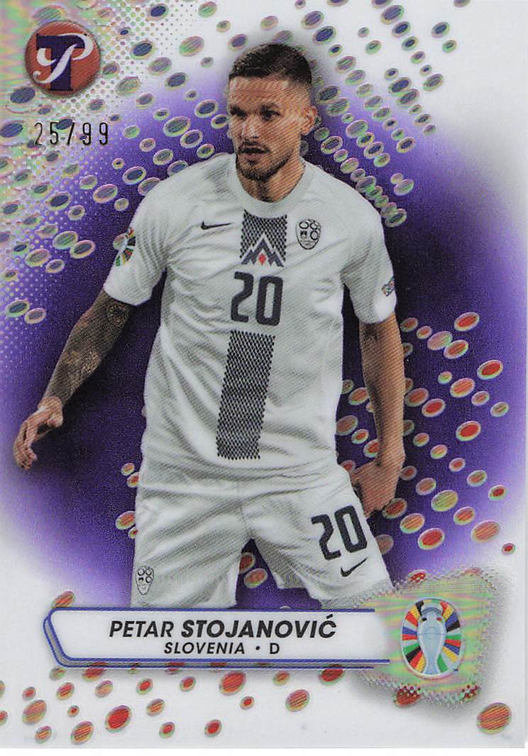 Petar Stojanović Slovenia #/99 2023 Topps Pristine Road To Euro 2024