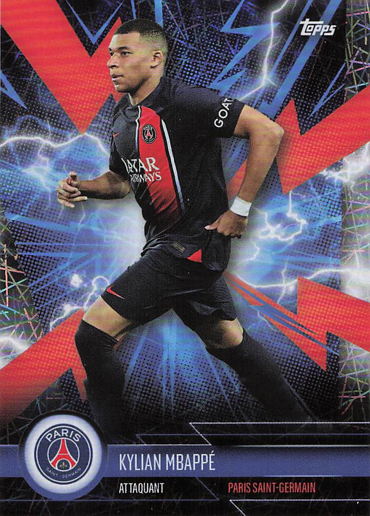 Kylian Mbappé Paris Saint-Germain 2023-24 Topps Paris Saint-Germain Fan Set