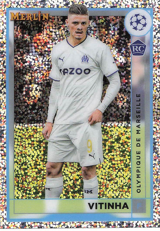 Vitinha Olympique de Marseille #/150 2022-23 Merlin Chrome UCL Rookie