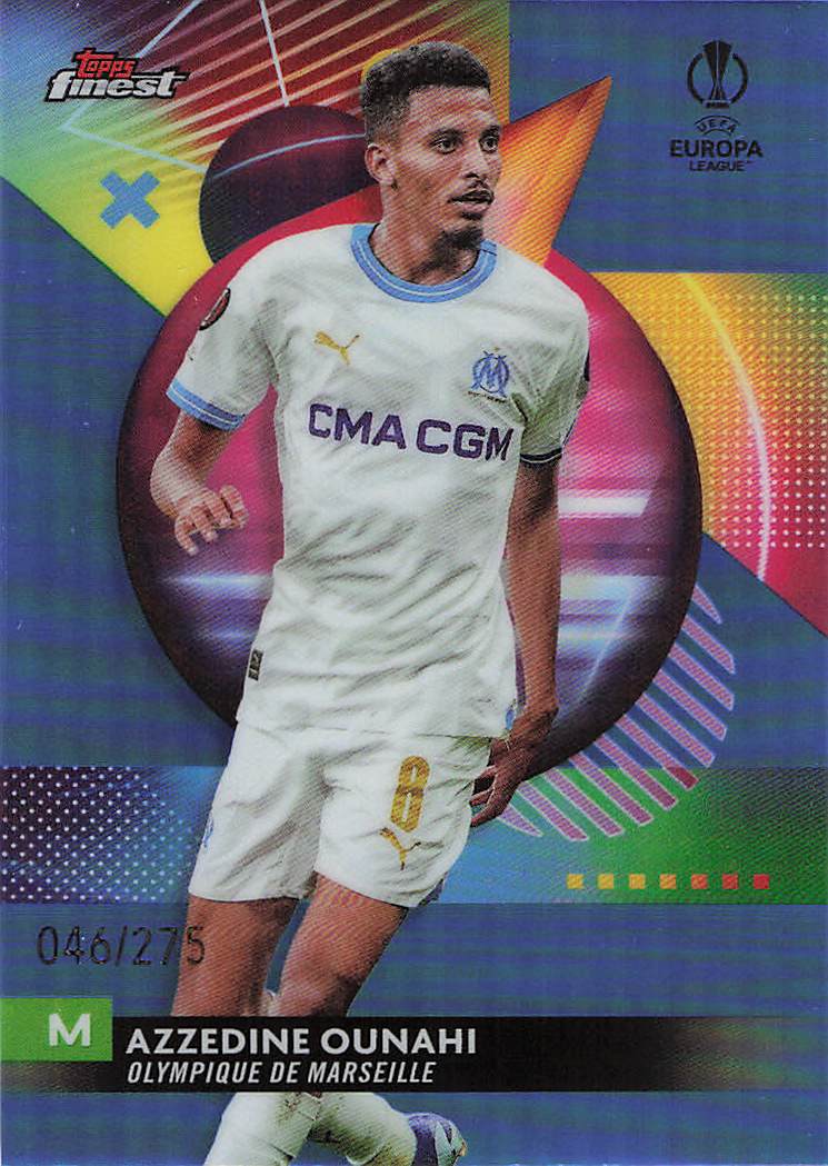 Azzedine Ounahi Olympique de Marseille #/275 2023-24 Finest UCC