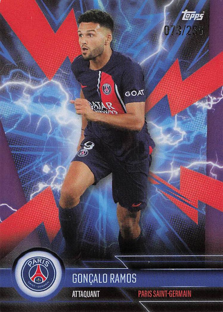 Gonçalo Ramos Paris Saint-Germain 2023-24 Topps PSG Fan Set /299