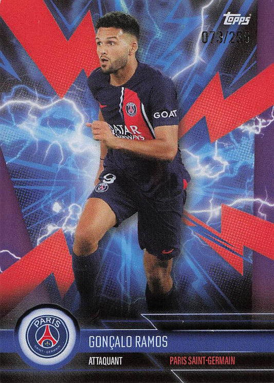 Gonçalo Ramos Paris Saint-Germain 2023-24 Topps PSG Fan Set /299