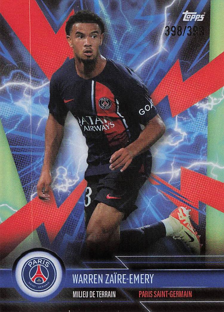 Warren Zaïre-Emery Paris Saint-Germain 2023-24 Topps PSG Fan Set /399