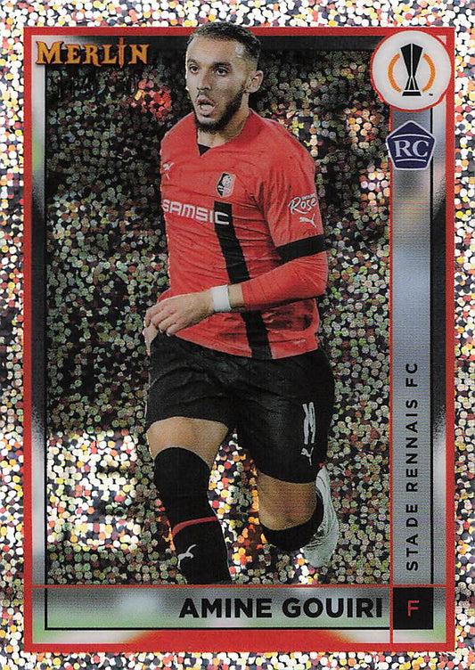 Amine Gouiri Stade Rennais FC #/250 2022-23 Merlin Chrome UCC Rookie