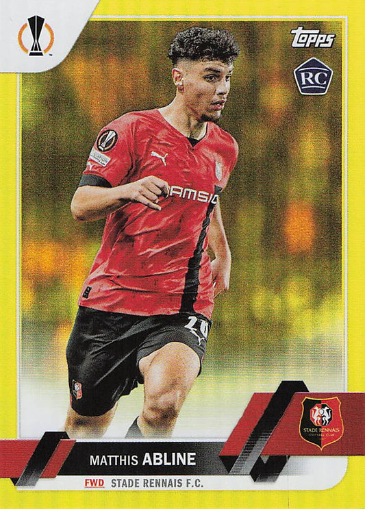 Matthis Abline Stade Rennais FC #/299 2022-23 Topps UCC Rookie