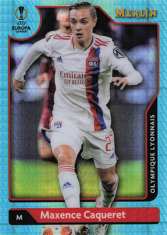 Maxence Caqueret Olympique Lyonnais 2021-22 Merlin Chrome UEFA Champions League